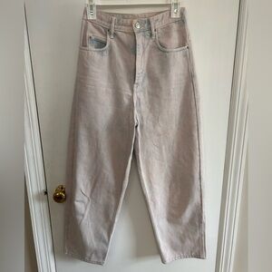 ISABEL MARANT CORSY TROUSER JEANS LIGHT WASH HIGH RISE TAPERED JEANS SIZE 36